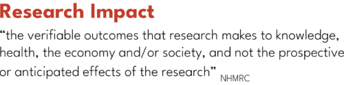 Research Impact definition